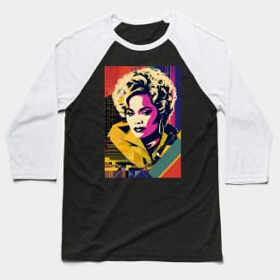 Art Deco Etta James Baseball T-Shirt